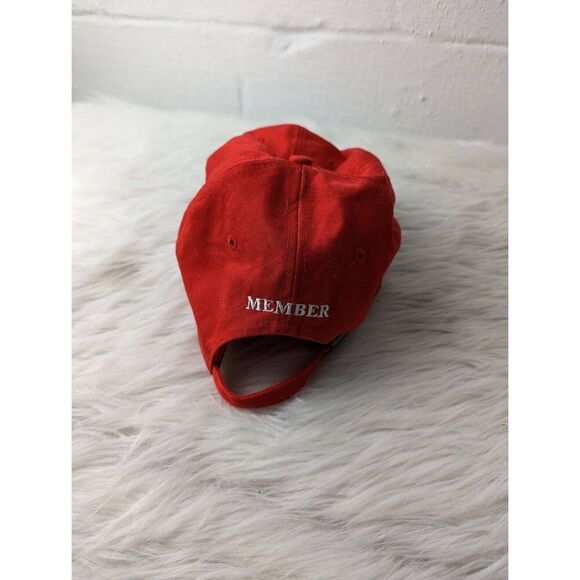Disney Vacation‎ Club Red Hat Cap Adjustable w Embroidery - Picture 2 of 4